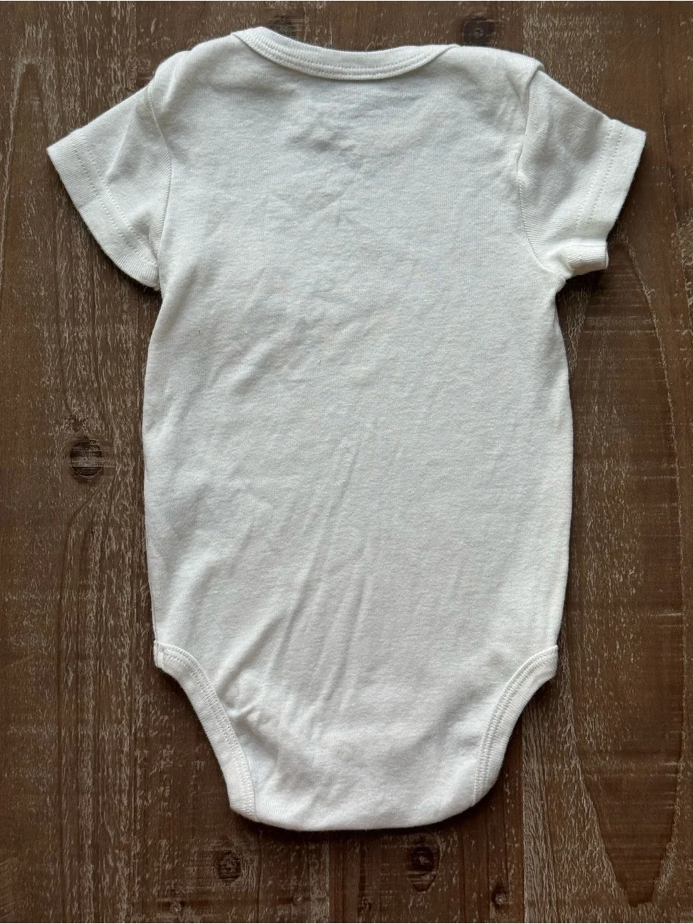 Rae Dunn Off White HANGRY Graphic Bodysuit 6-9M Baby Cotton Funny Onesie